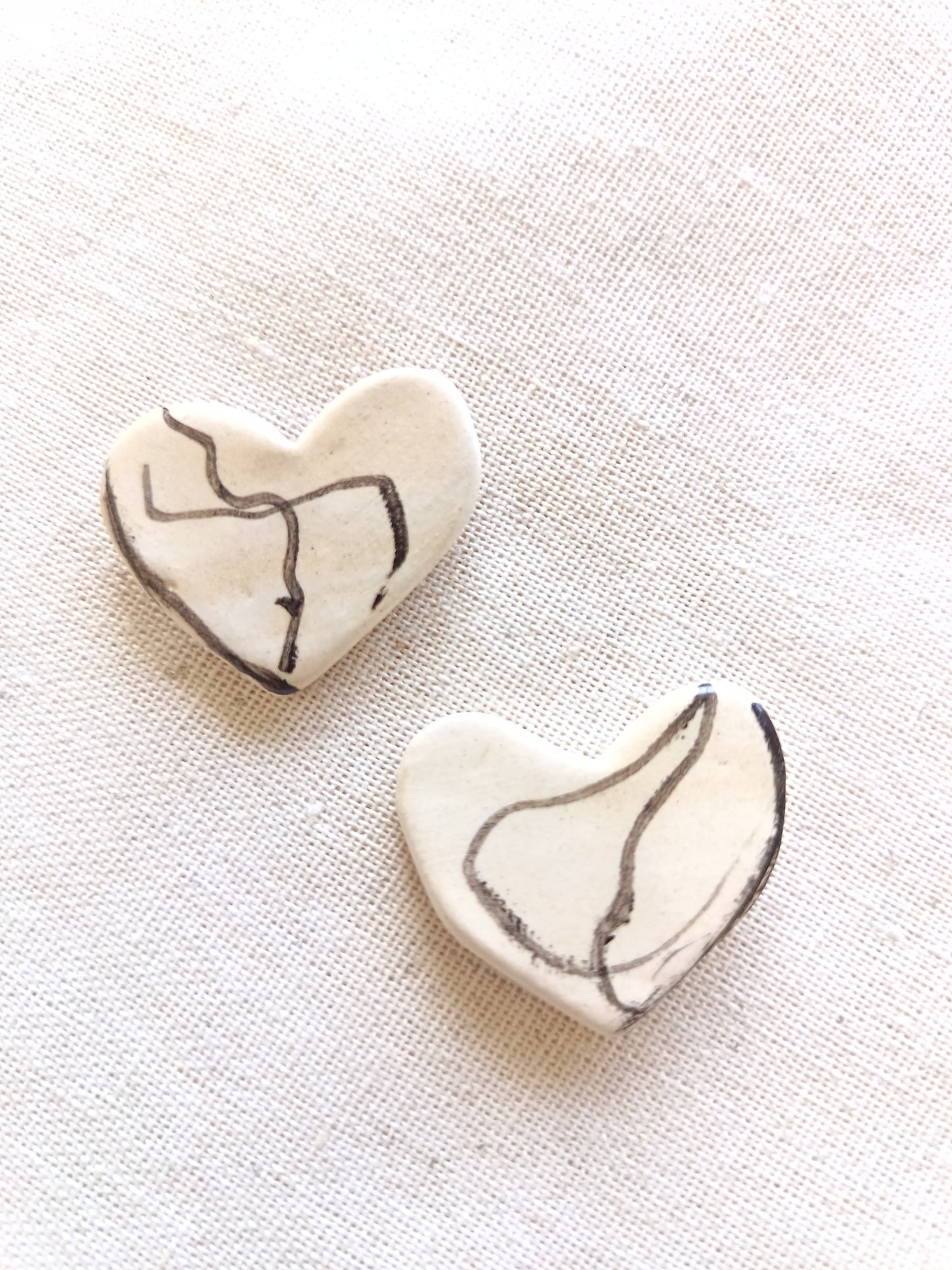 Corazón - Trazo en negro