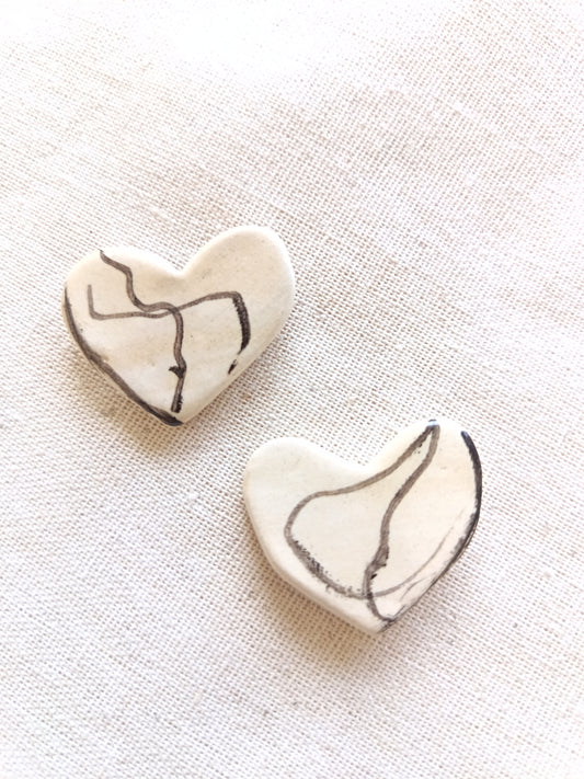 Corazón - Trazo en negro